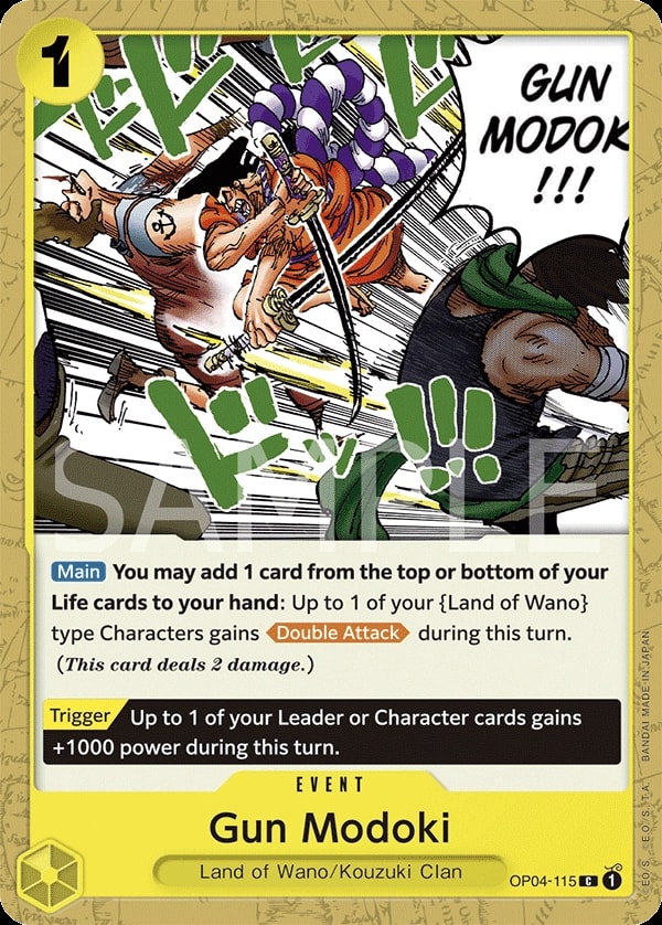 Gun Modoki (OP04-115) — Common One Piece card