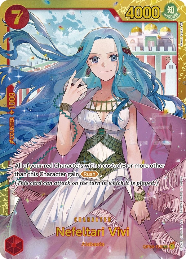 Nefeltari Vivi OP04-118 One Piece card