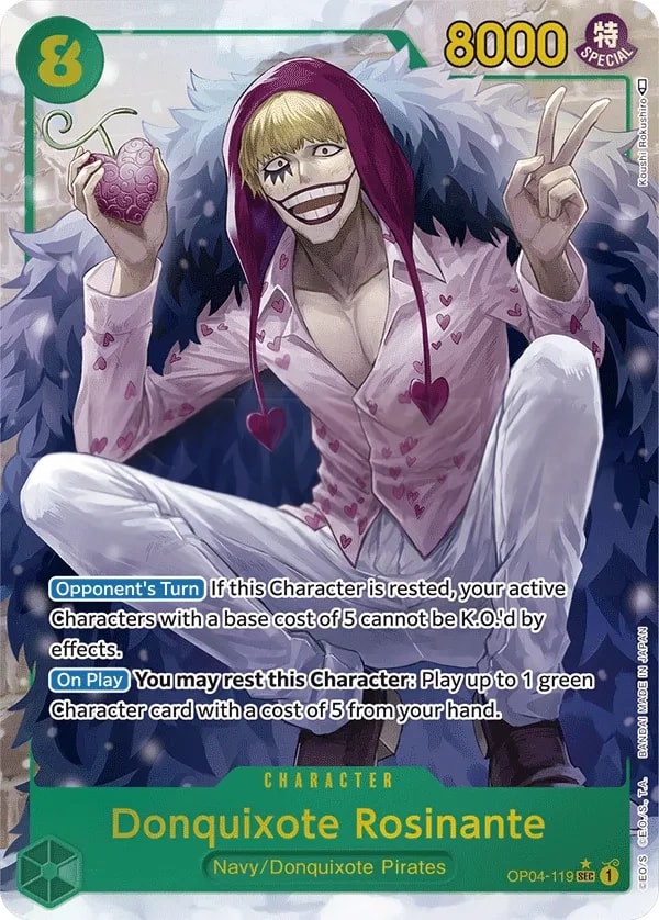 Donquixote Rosinante (119) (Alternate Art) One Piece card