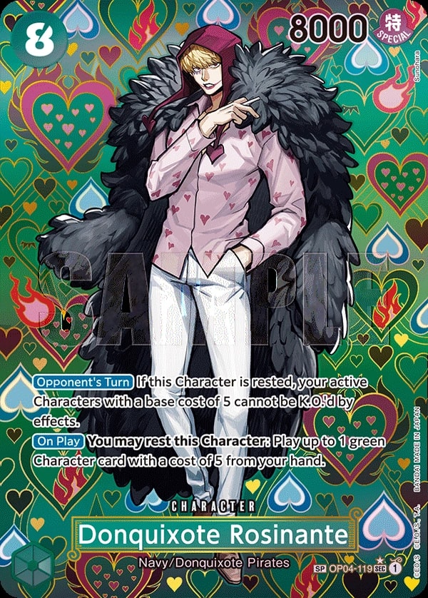 Donquixote Rosinante (119) (SP) One Piece card