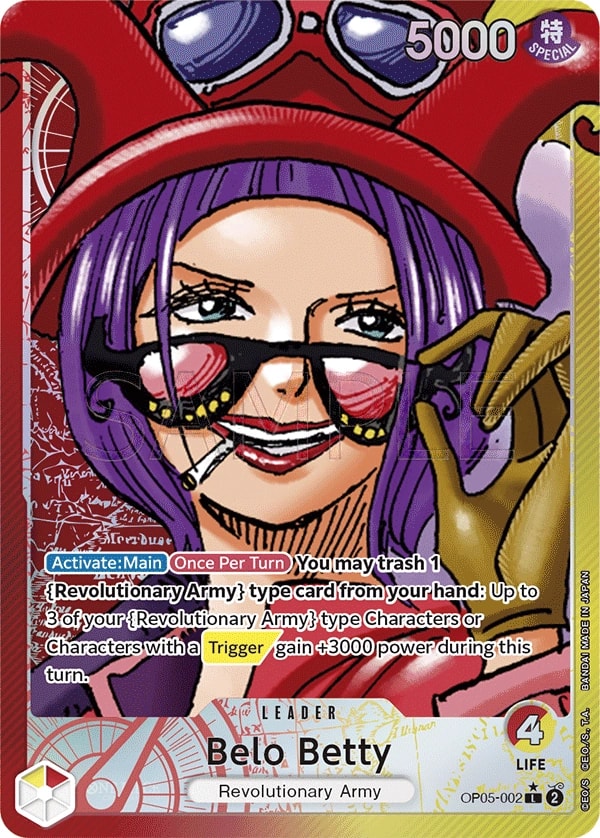 Belo Betty (002) (Alternate Art) One Piece card