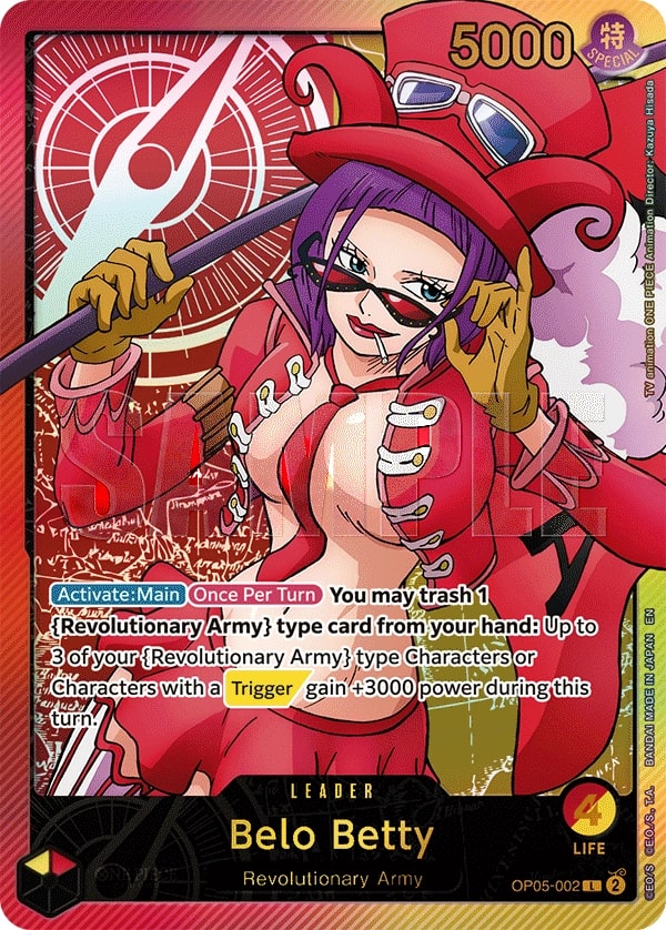 Belo Betty (002) (SPR) One Piece card