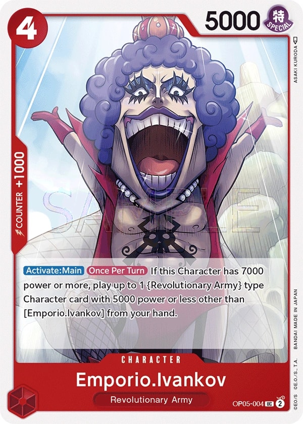 Emporio.Ivankov (OP05-004) — Uncommon One Piece card
