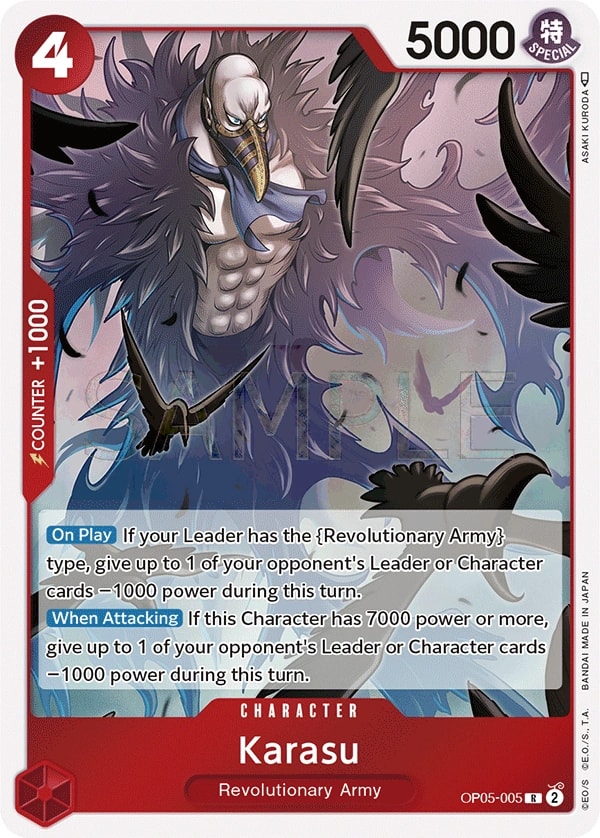 Karasu (OP05-005) — Rare One Piece card