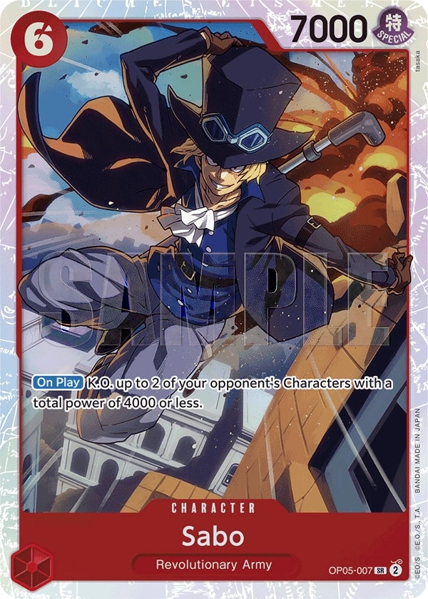 Sabo (007) (OP05-007) One Piece card