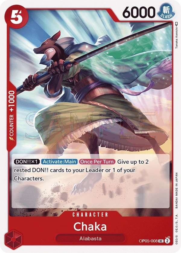 Chaka (OP05-008) — Uncommon One Piece card