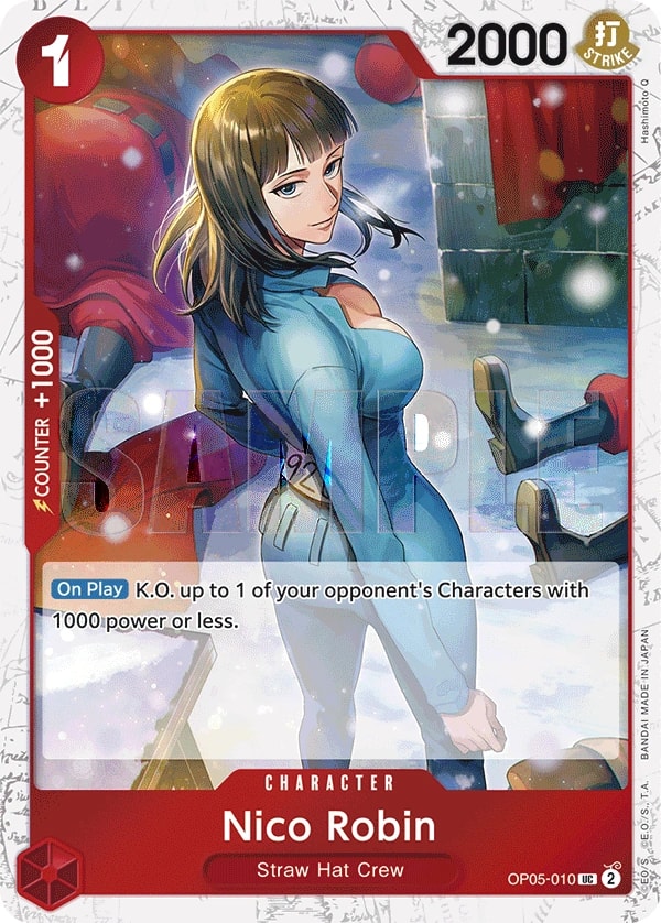 Nico Robin (010) (Jolly Roger Foil) One Piece card