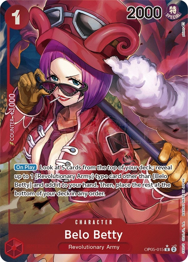 Belo Betty (015) (Alternate Art) One Piece card