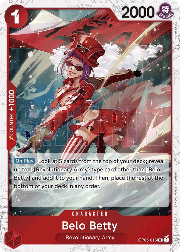 Belo Betty (015) (Jolly Roger Foil) One Piece card