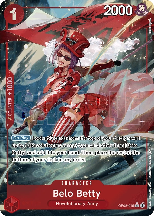 Belo Betty (015) (Full Art) One Piece card