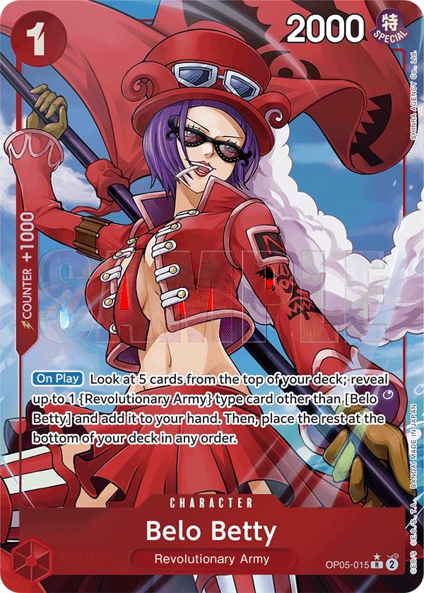 Belo Betty (015) (Alternate Art) One Piece card