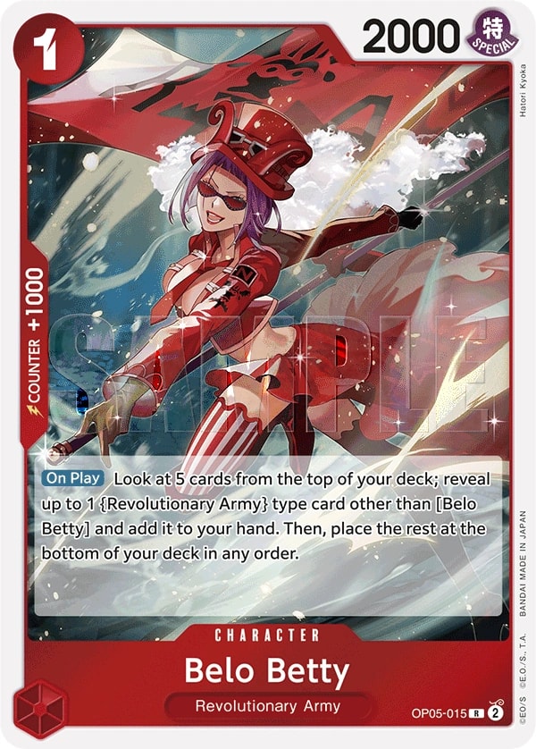 Belo Betty (015) (OP05-015) One Piece card