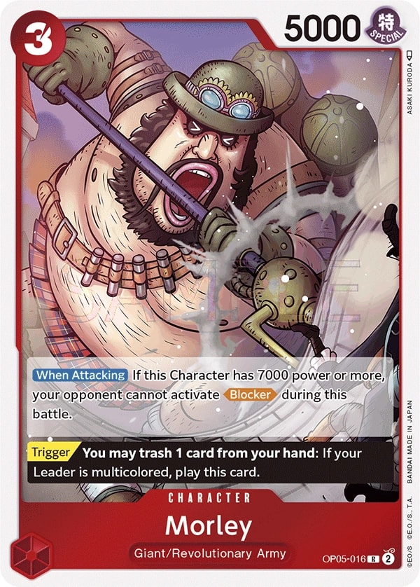 Morley (OP05-016) — Rare One Piece card