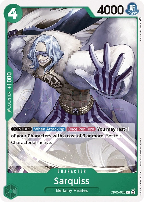 Sarquiss (OP05-026) — Common One Piece card