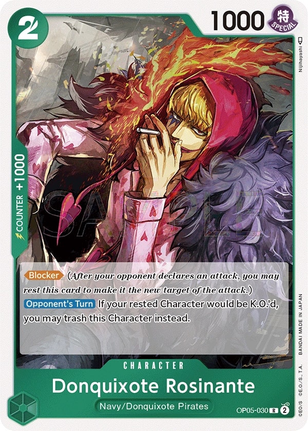 Donquixote Rosinante (OP05-030) — Rare One Piece card