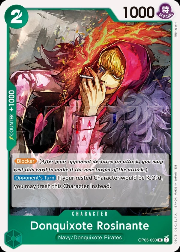 Donquixote Rosinante (030) (Reprint) One Piece card