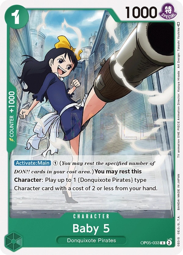 Baby 5 (OP05-033) — Common One Piece card