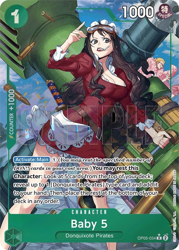 Baby 5 (034) (OP05-034) One Piece card