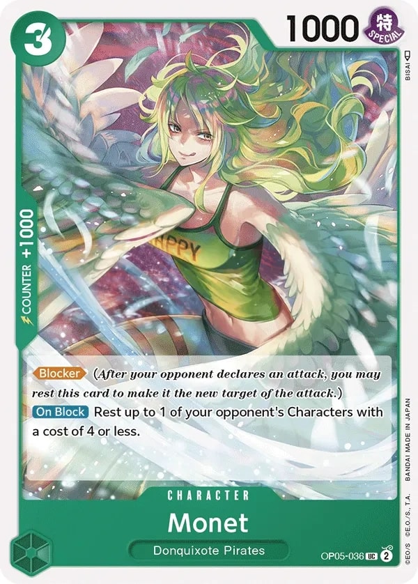 Monet (OP05-036) — Uncommon One Piece card