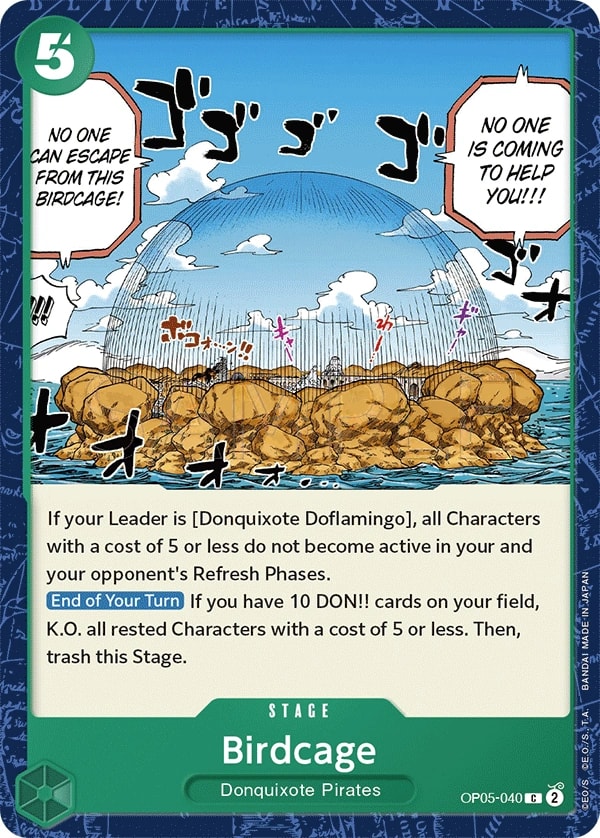 Birdcage (OP05-040) — Common One Piece card