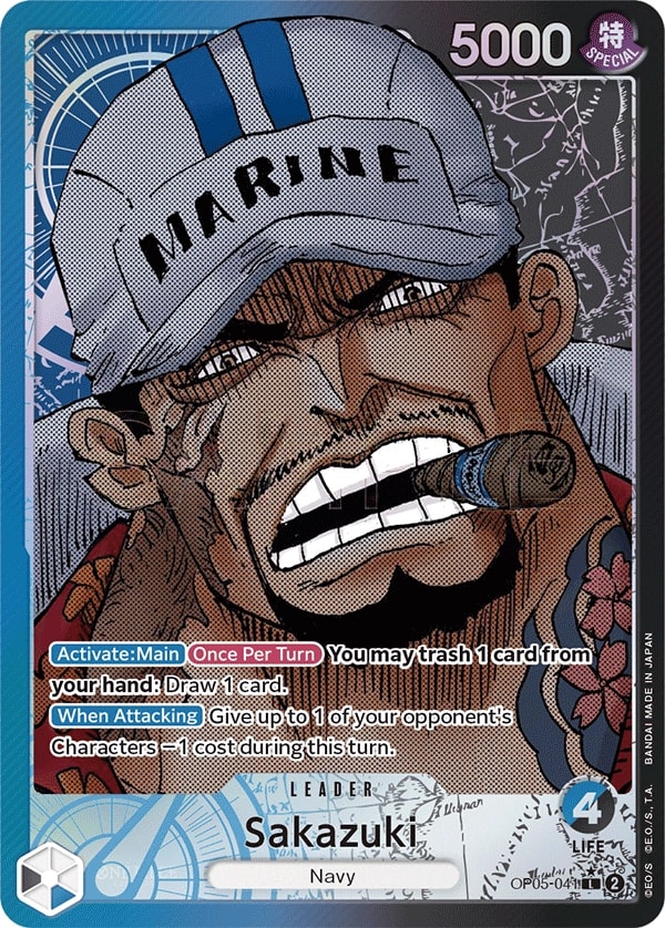 Sakazuki (041) (Alternate Art) One Piece card