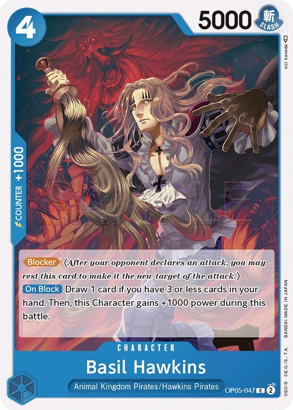 Basil Hawkins (OP05-047) — Common One Piece card