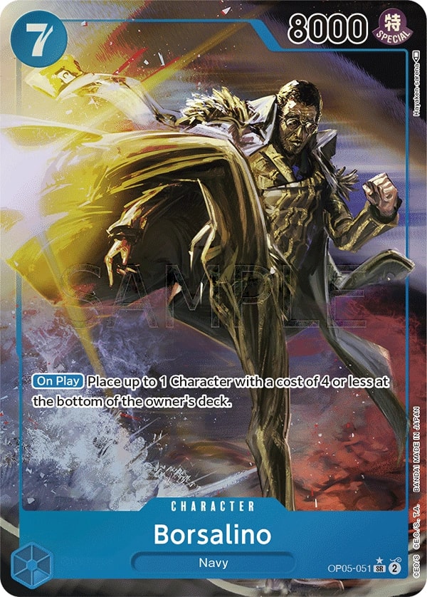Borsalino (051) (Alternate Art) One Piece card