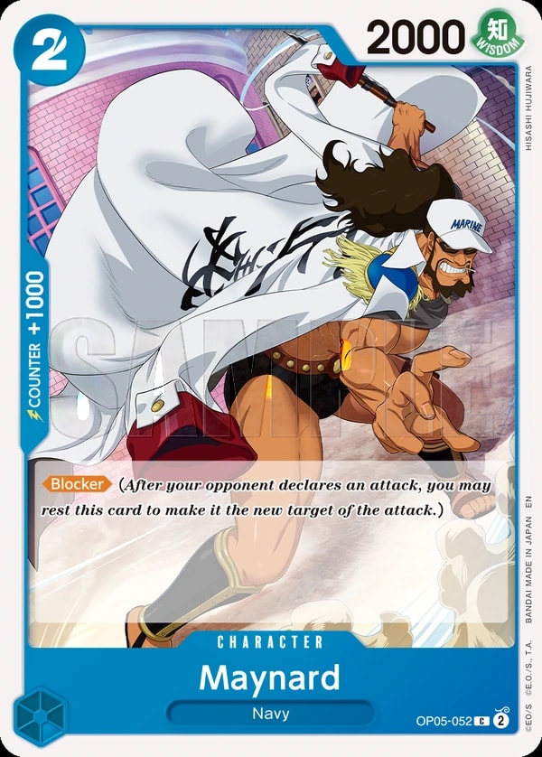 Maynard (052) (Reprint) One Piece card