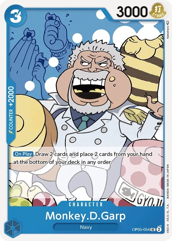 Monkey.D.Garp (OP05-054) — Uncommon One Piece card