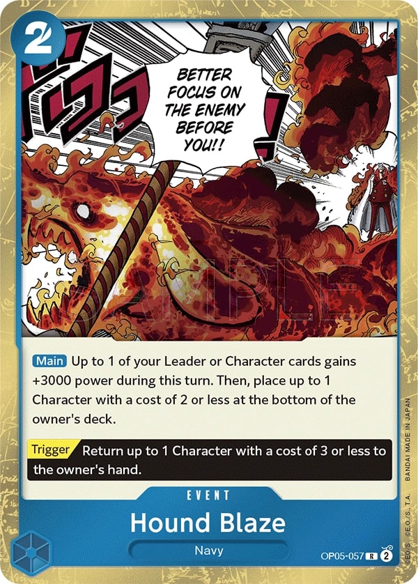 Hound Blaze (OP05-057) — Rare One Piece card