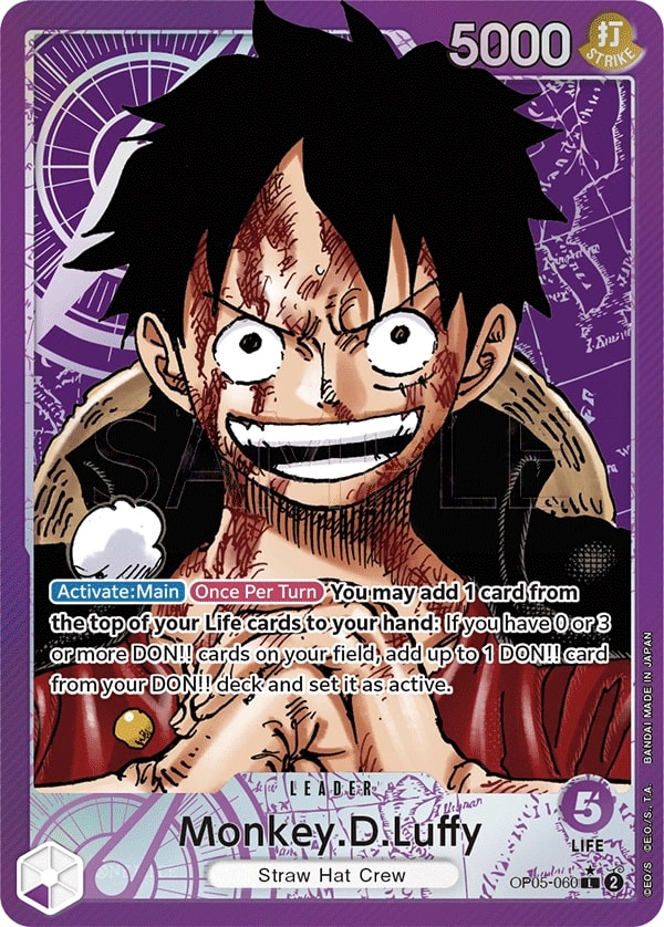 Monkey.D.Luffy (060) (Alternate Art) One Piece card