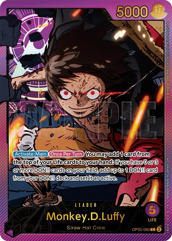 Monkey.D.Luffy (060) (SPR) One Piece card