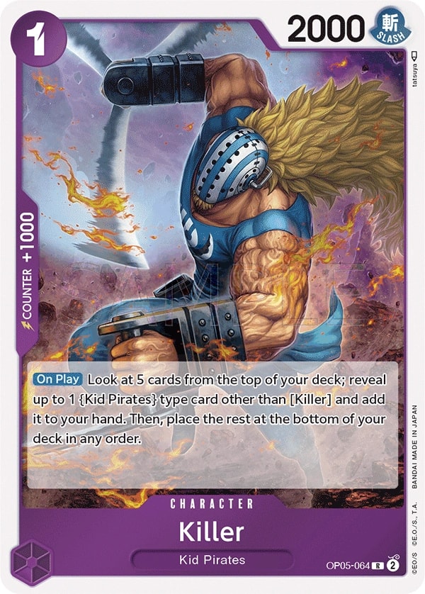 Killer (OP05-064) — Rare One Piece card