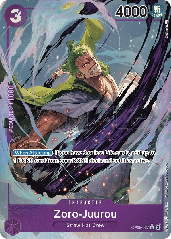 Zoro-Juurou (067) (Alternate Art) One Piece card