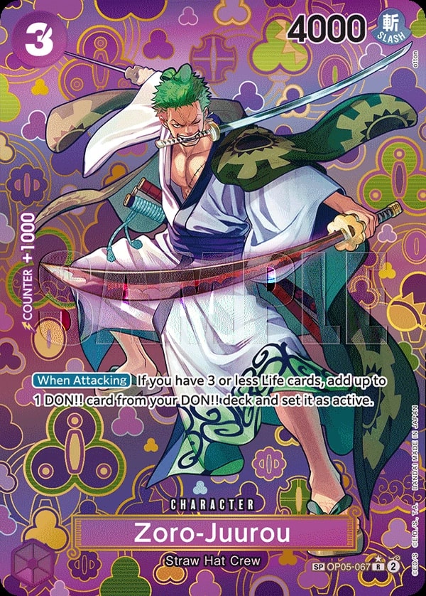 Zoro-Juurou (067) (SP) One Piece card