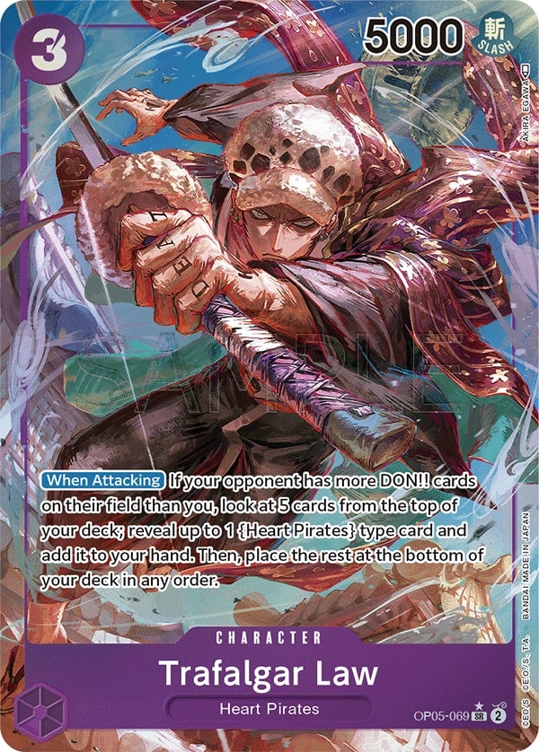 Trafalgar Law (069) (Alternate Art) One Piece card