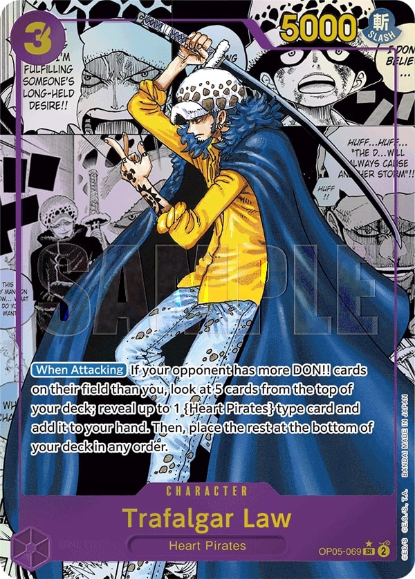 Trafalgar Law (069) (OP05-069) One Piece card