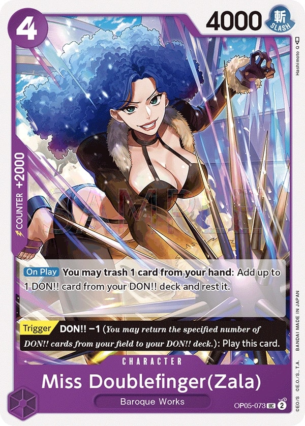 Miss Doublefinger (OP05-073) — Uncommon One Piece card