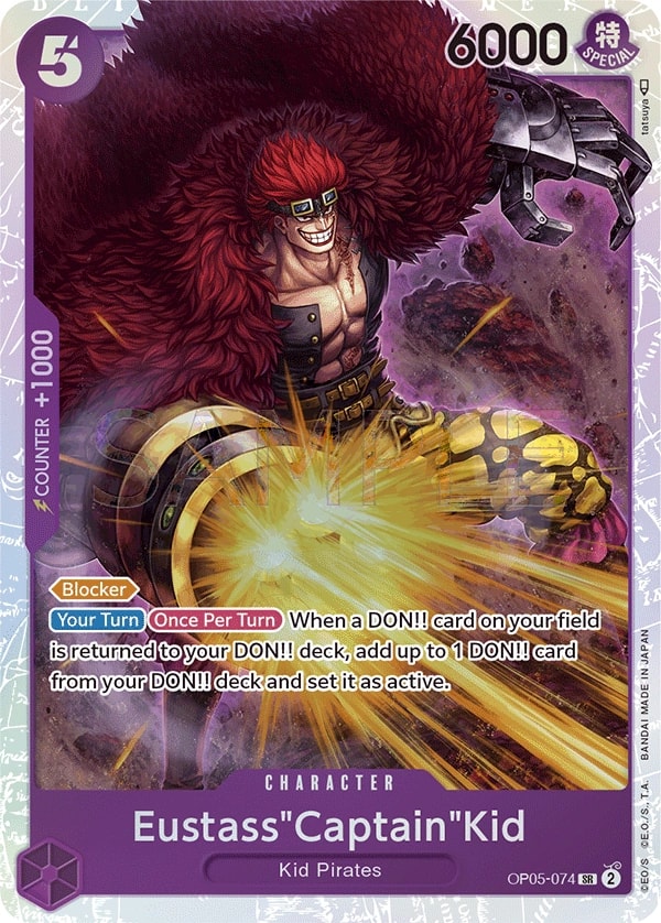 Eustass"Captain"Kid OP05-074 One Piece card