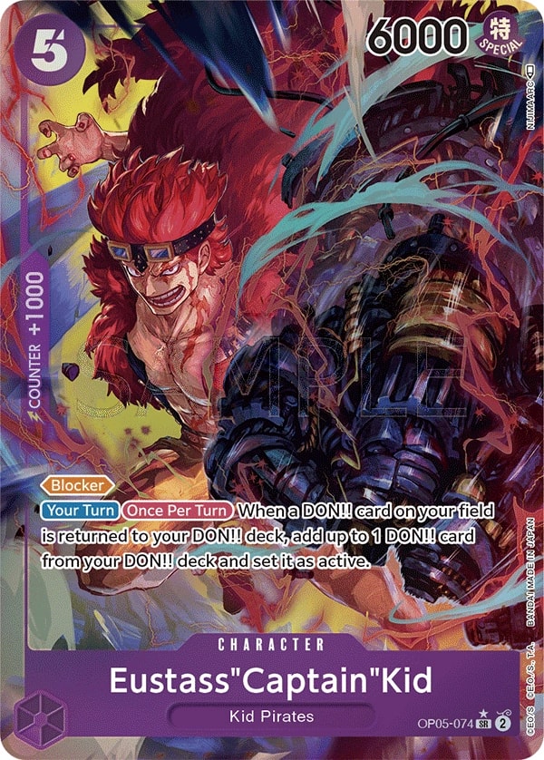 Eustass"Captain"Kid (074) (Alternate Art) One Piece card