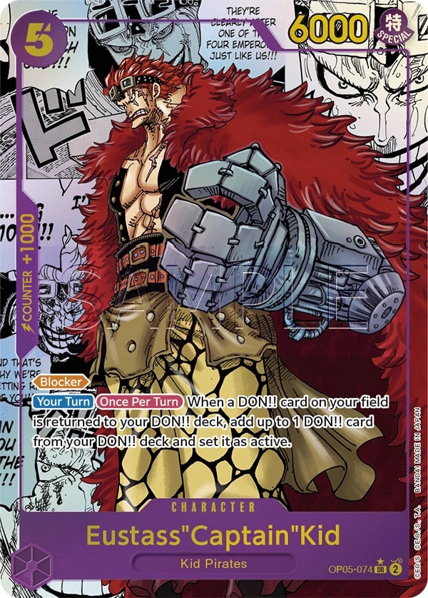 Eustass"Captain"Kid (074) (Alternate Art) One Piece card