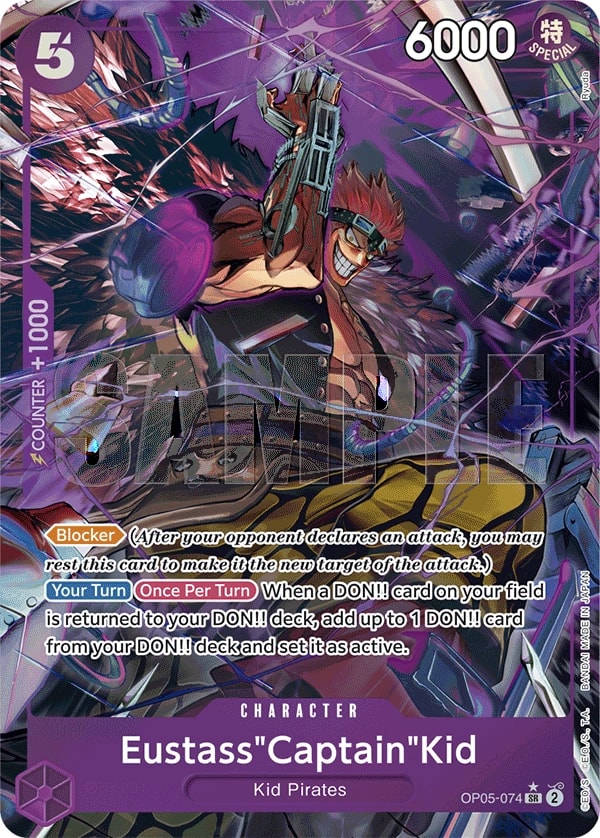 Eustass"Captain"Kid (074) (OP05-074) One Piece card