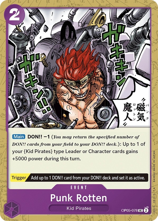Punk Rotten (OP05-078) — Uncommon One Piece card