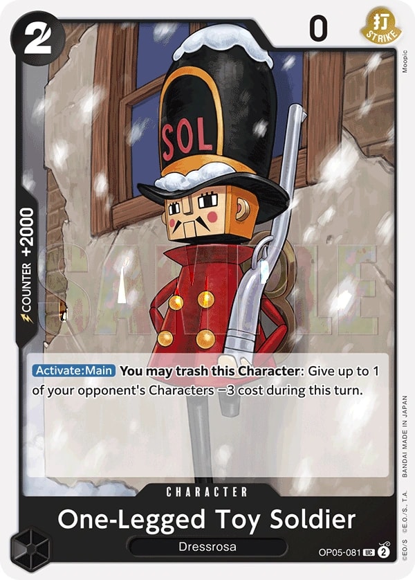 One-Legged Toy Soldier (081) (Reprint) One Piece card