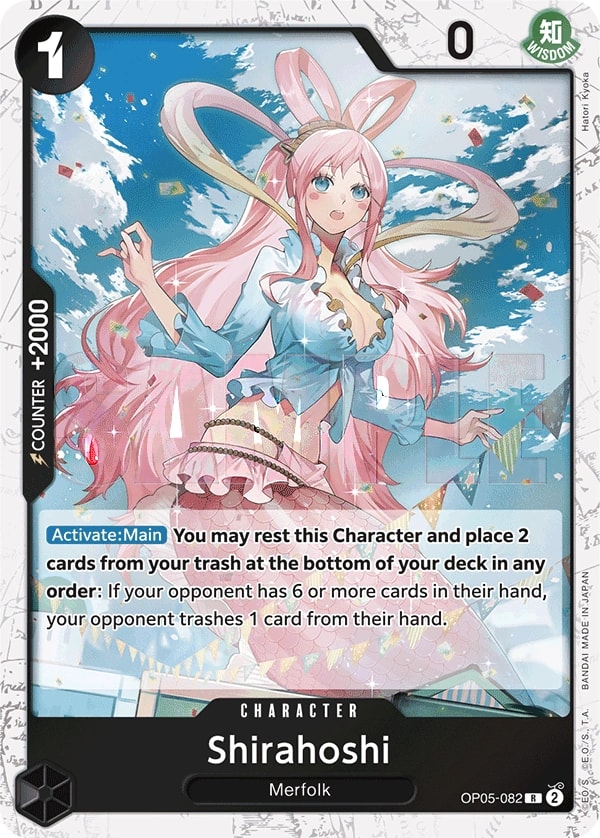 Shirahoshi (082) (OP05-082) One Piece card