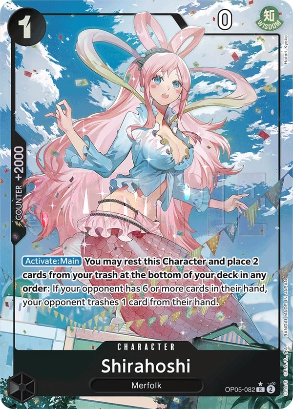 Shirahoshi (082) (OP05-082) One Piece card