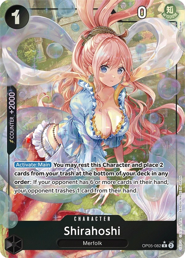 Shirahoshi (082) (OP05-082) One Piece card