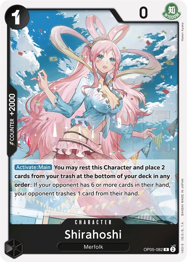 Shirahoshi (082) (OP05-082) One Piece card