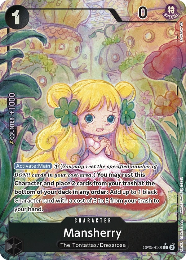 Mansherry (088) (Alternate Art) One Piece card