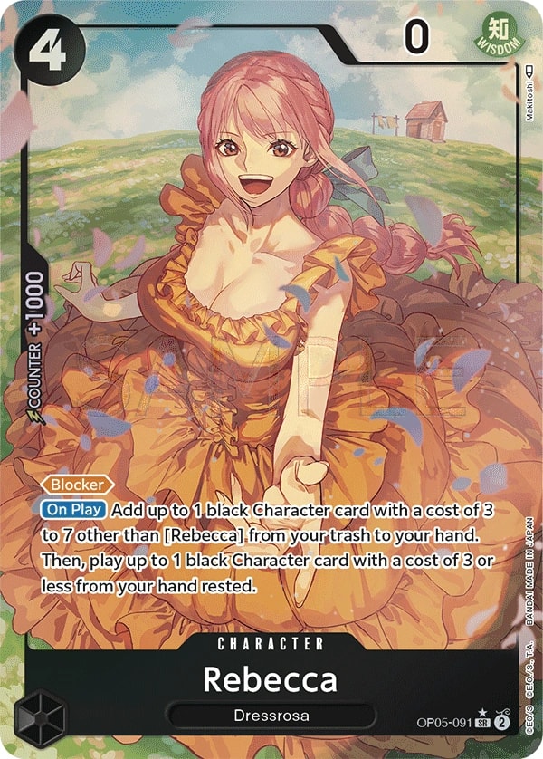 Rebecca (091) (Alternate Art) One Piece card